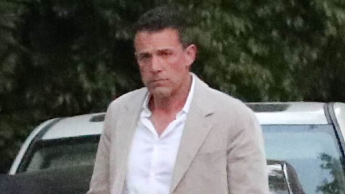 Ben Affleck en la graduación de su hija Violet