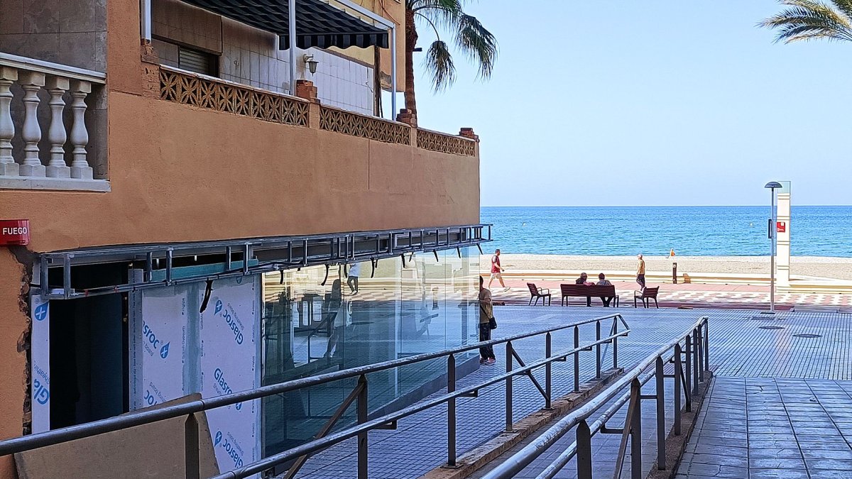 Así se ve el nuevo local que está en pleno Paseo Marítimo.