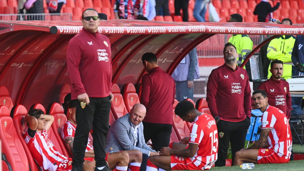 La imagen el día del descenso a Segunda División.