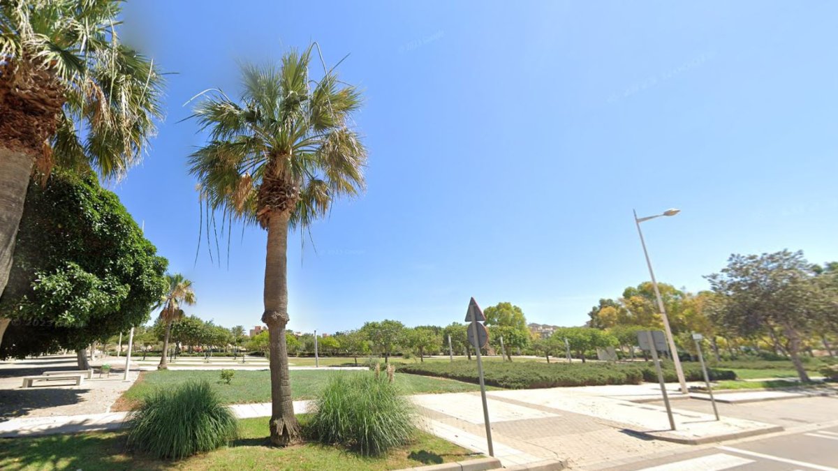 Zonas verdes de la urbanización de El Toyo