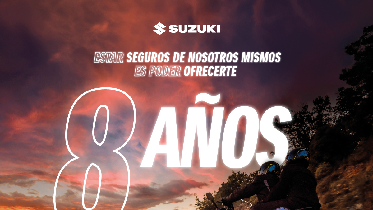 Suzuki está muy seguro de ti mismo y de tus productos