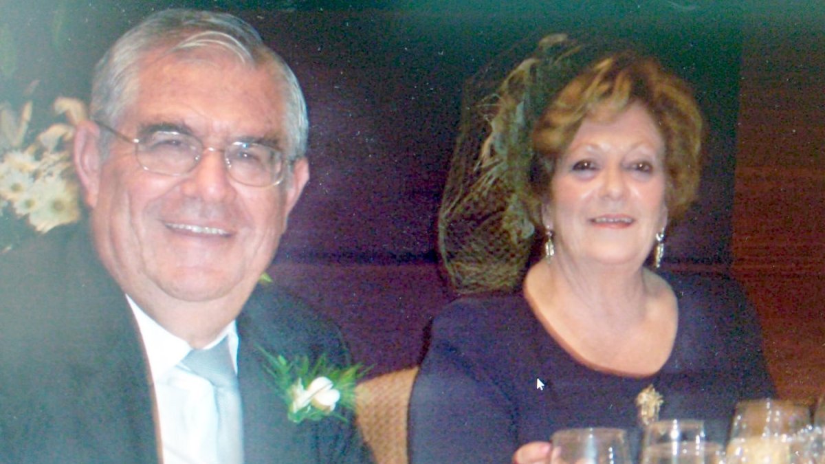 Antonio López Cuadra y su esposa Rosina Rojas.