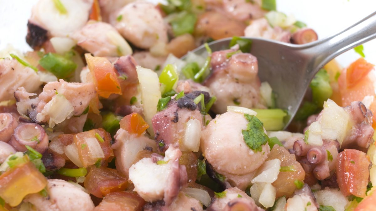 Vinagreta con pulpo. Foto de vtupinamba descargado Depositophotos.com