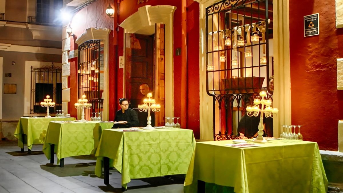 Terraza para eventos del restaurante Entrefinos.