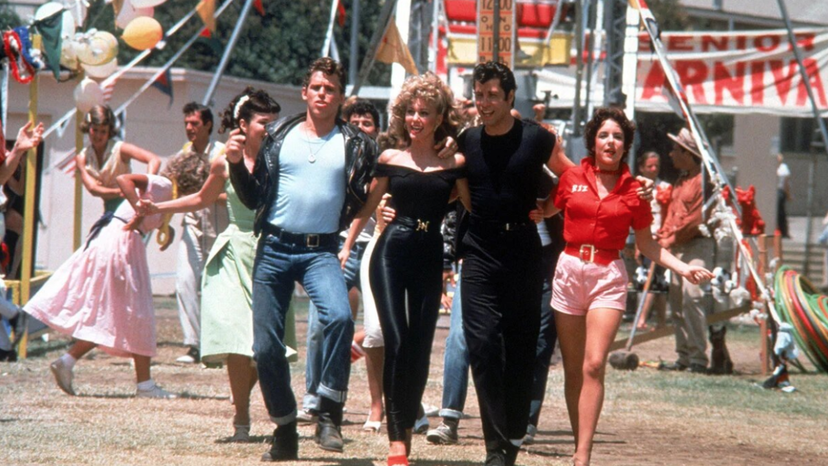 Parte del elenco de 'Grease'