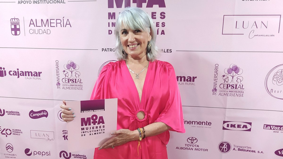 Mara Soria, en la última edición de los Premios MIA.