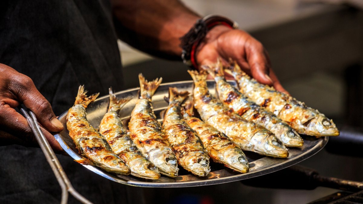 Sardinas a la plancha. Fotografía de Sopotniccy descargada en Depositophotos.com.