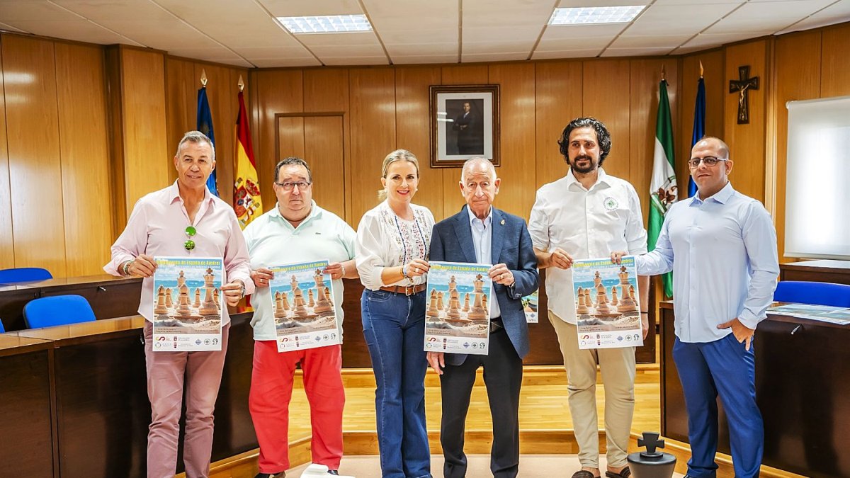 La presentación del reputado evento de ajedrez.