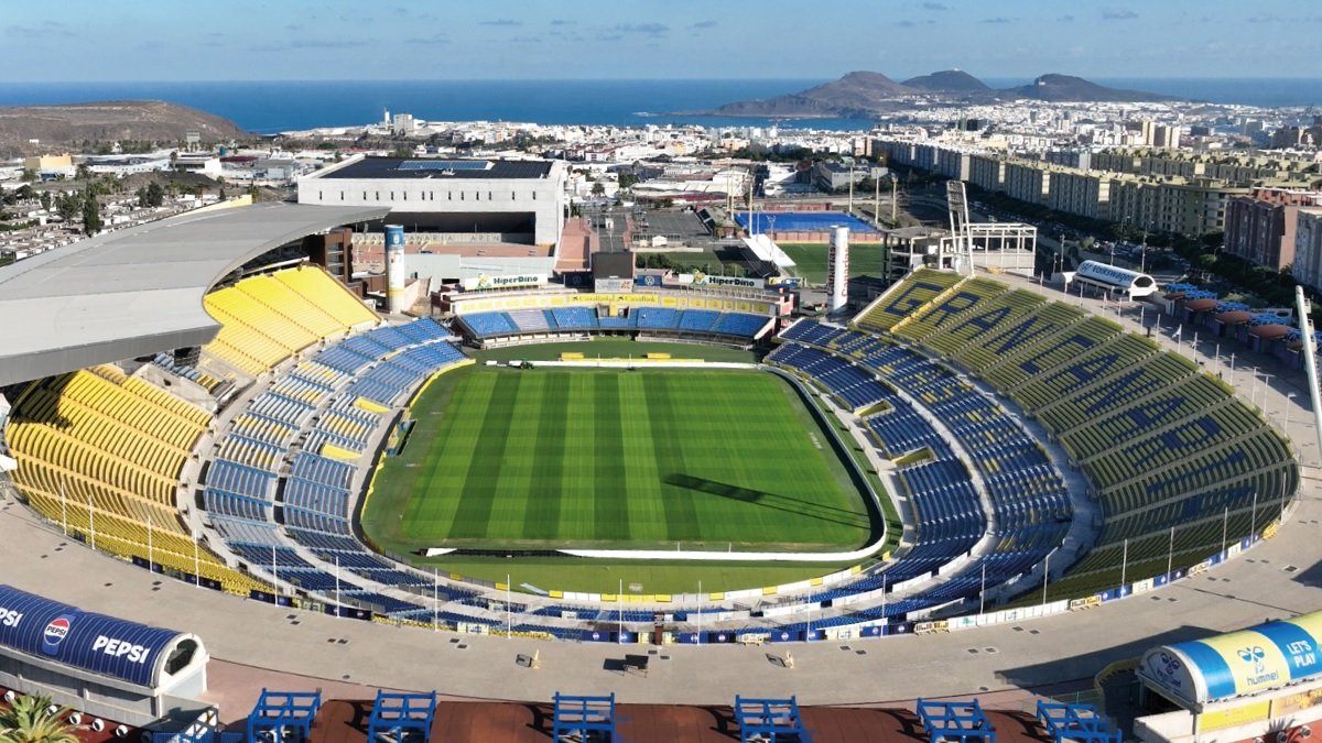 El Estadio de Gran Canaria estará terminado para poder ser una de las sedes del Mundial 2030.