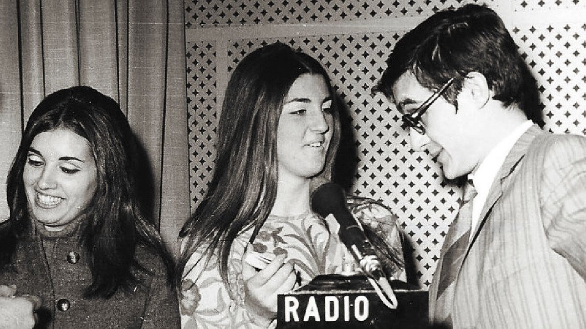 María Teresa Campos compartiendo programa con Antonio Sánchez Jiménez-Pajarero.