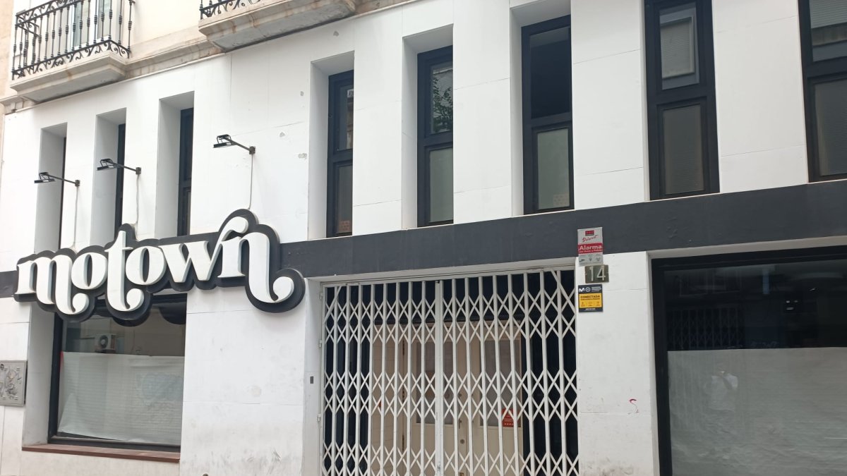 Motown a cerrado sus puertas en la calle García Alix.