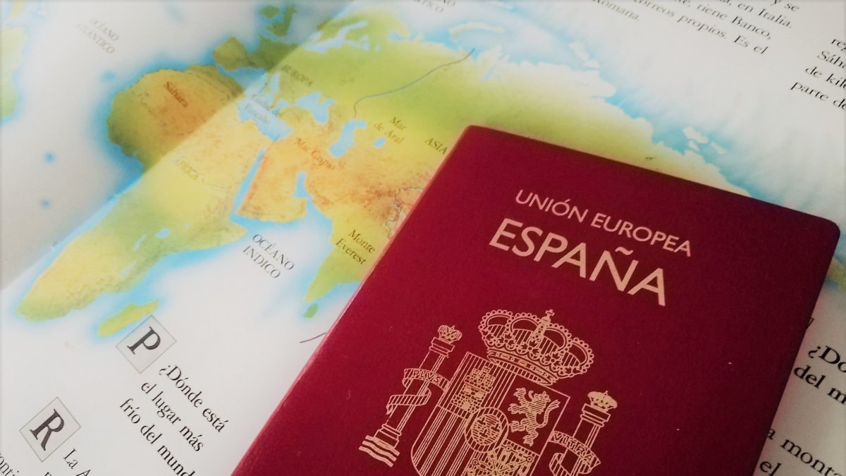 Imagen de archivo de un pasaporte español.