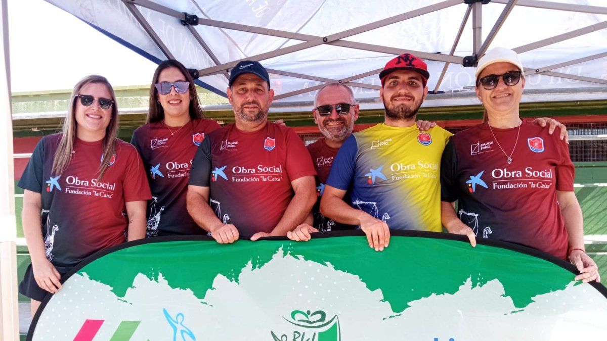 El cuerpo técnico de la Selección Inclusiva de Almería.