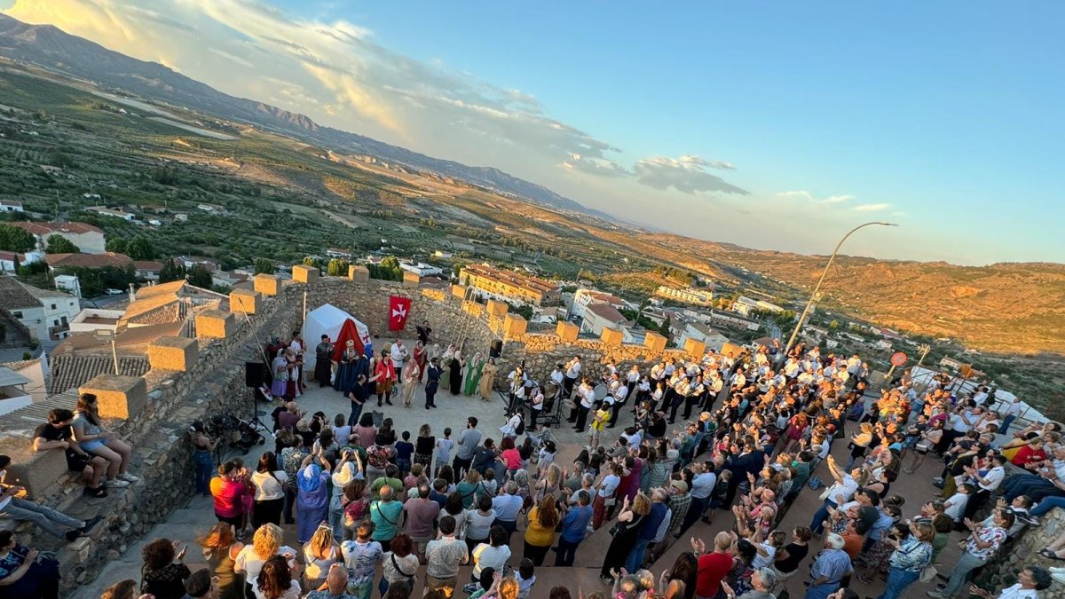 Imagen de un momento durante la escenificación.