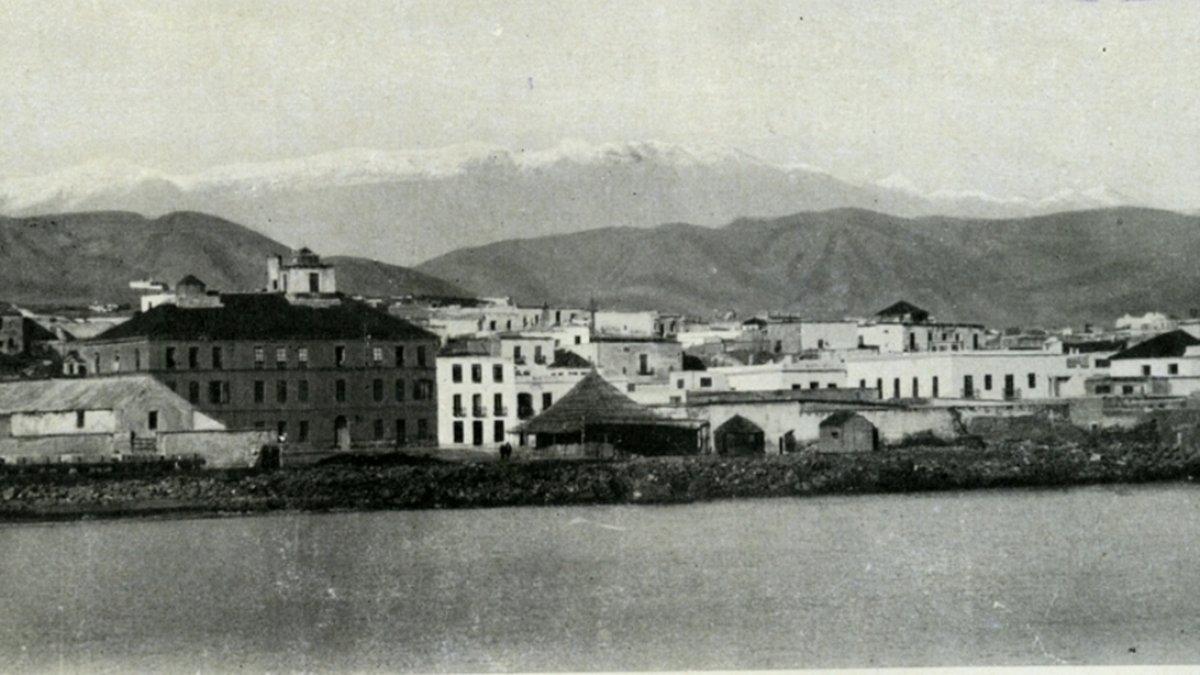 Panorámica de Adra principios de 1900. COLECCIÓN ANDRÉS AGUILERA