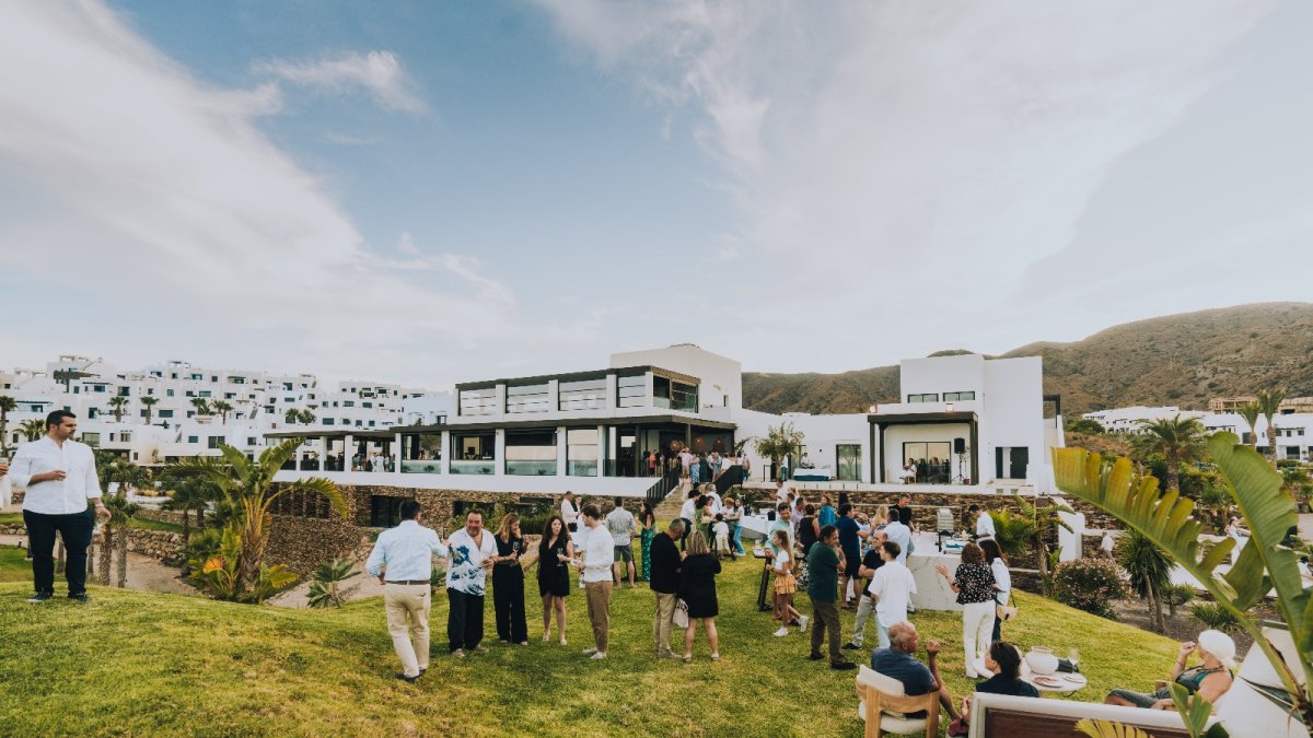 Un momento de la fiesta de inauguración.