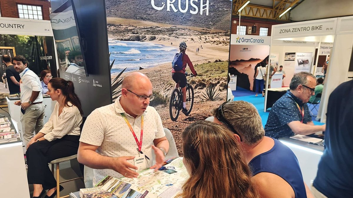 El puesto de la marca almeriense en el evento madrileño.