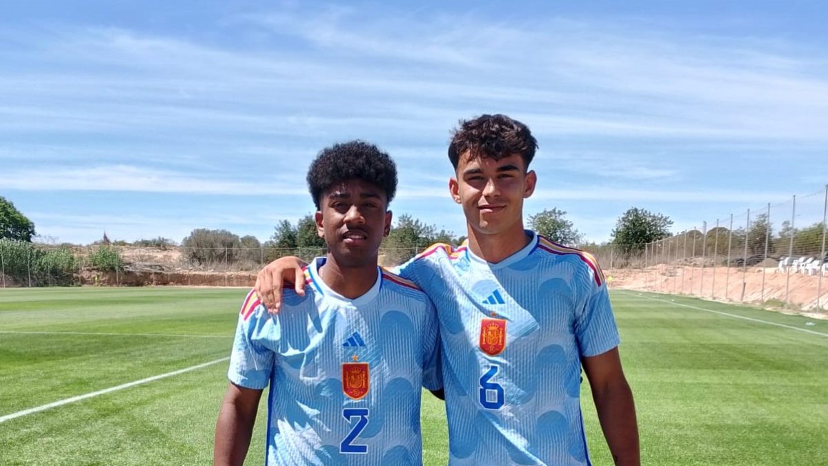 Los dos almerienses en la última convocatoria de José Lana.