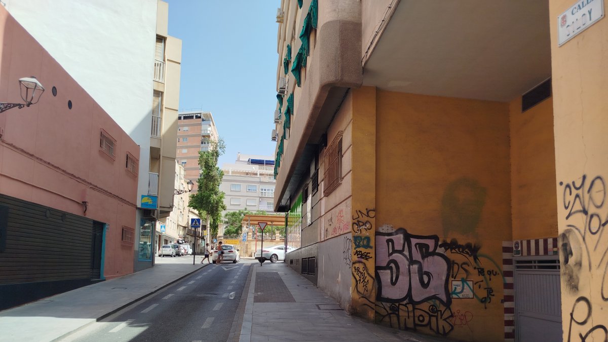 Actual calle SIloy que pasará a ser J.A. Barrios