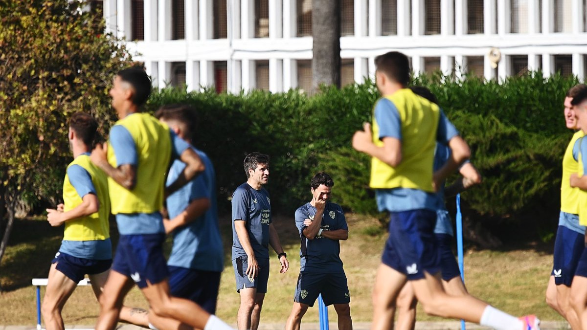 El entrenador del Almería no puede tener queja del club.