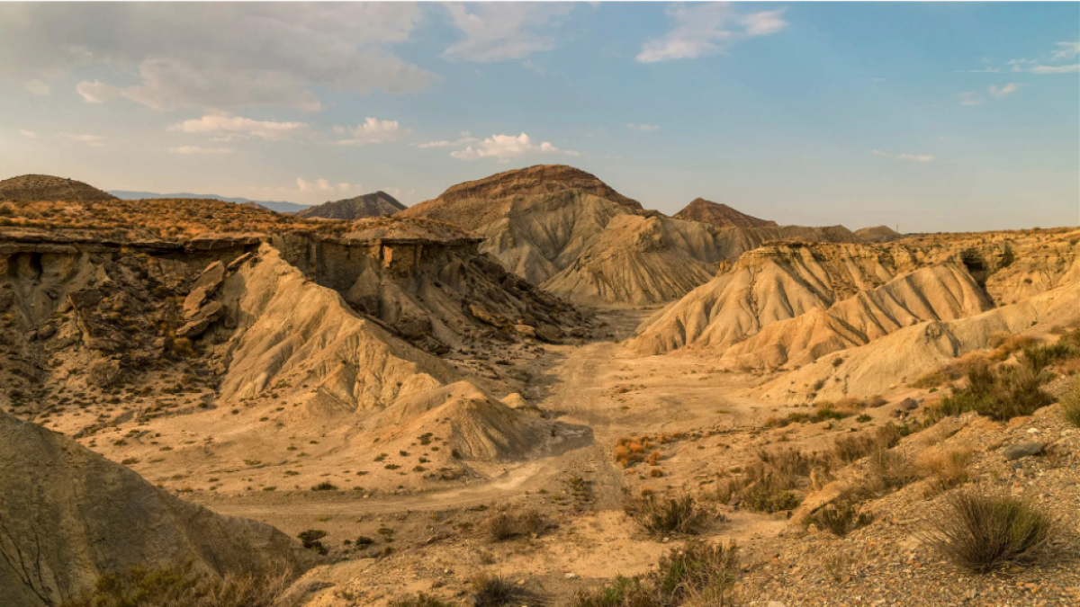 Imagen de archivo de Tabernas, el lugar escogido para grabar la película.