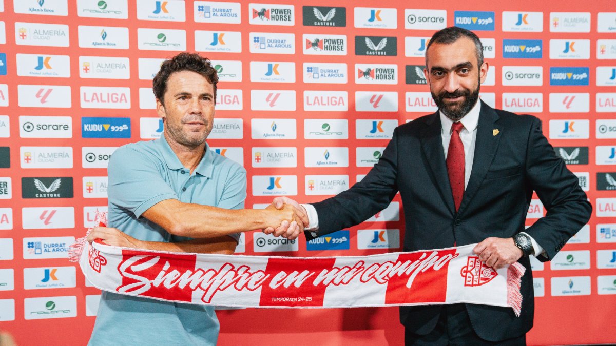 Rubi y Mohamed El Assy, en la presentación.