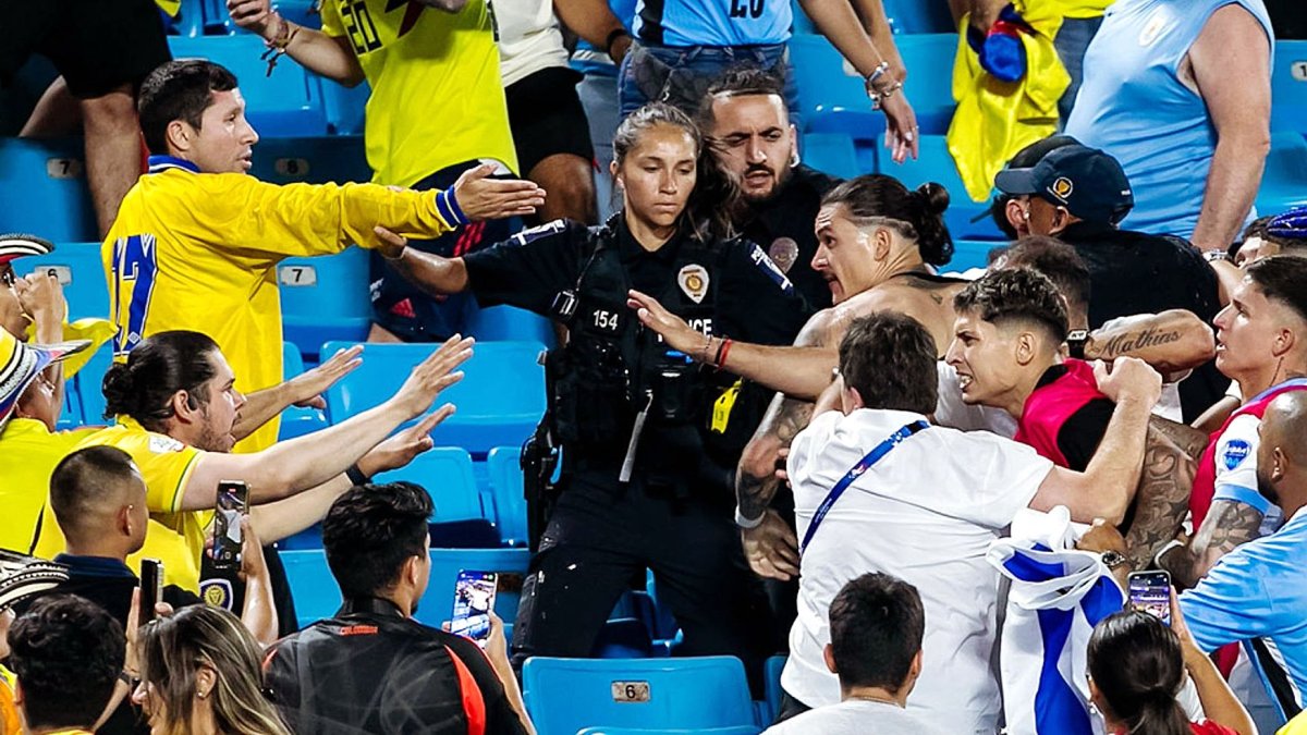 Darwin con seguidores de Colombia en las gradas. FOTO: © Imago.jpg