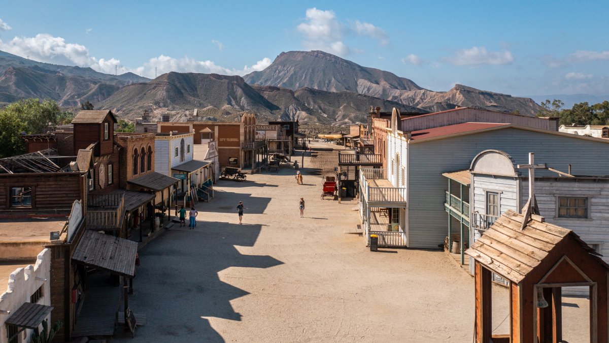Una espectacular vista del cinematográfico parque MiniHollywood Oasys.