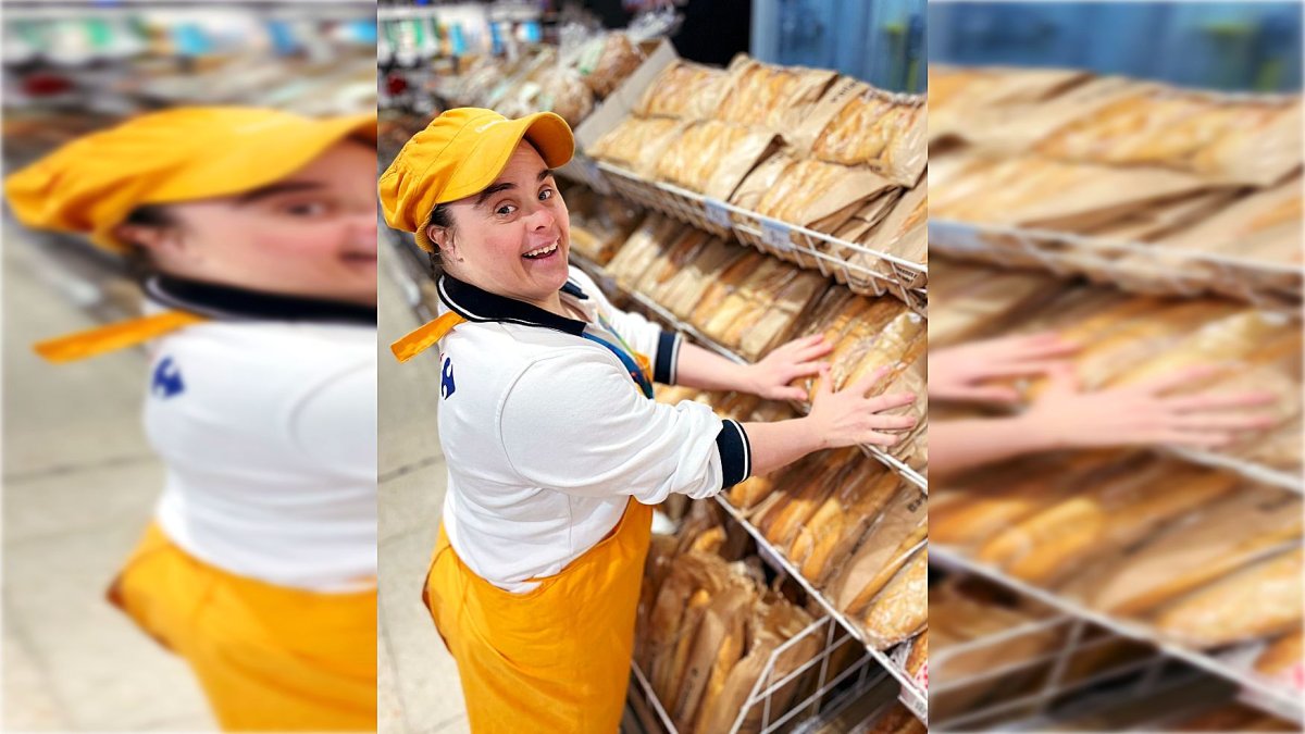 Carmen 'Mamen' Asencio, ayudante de panadería en Carrefour desde hace 22 años.