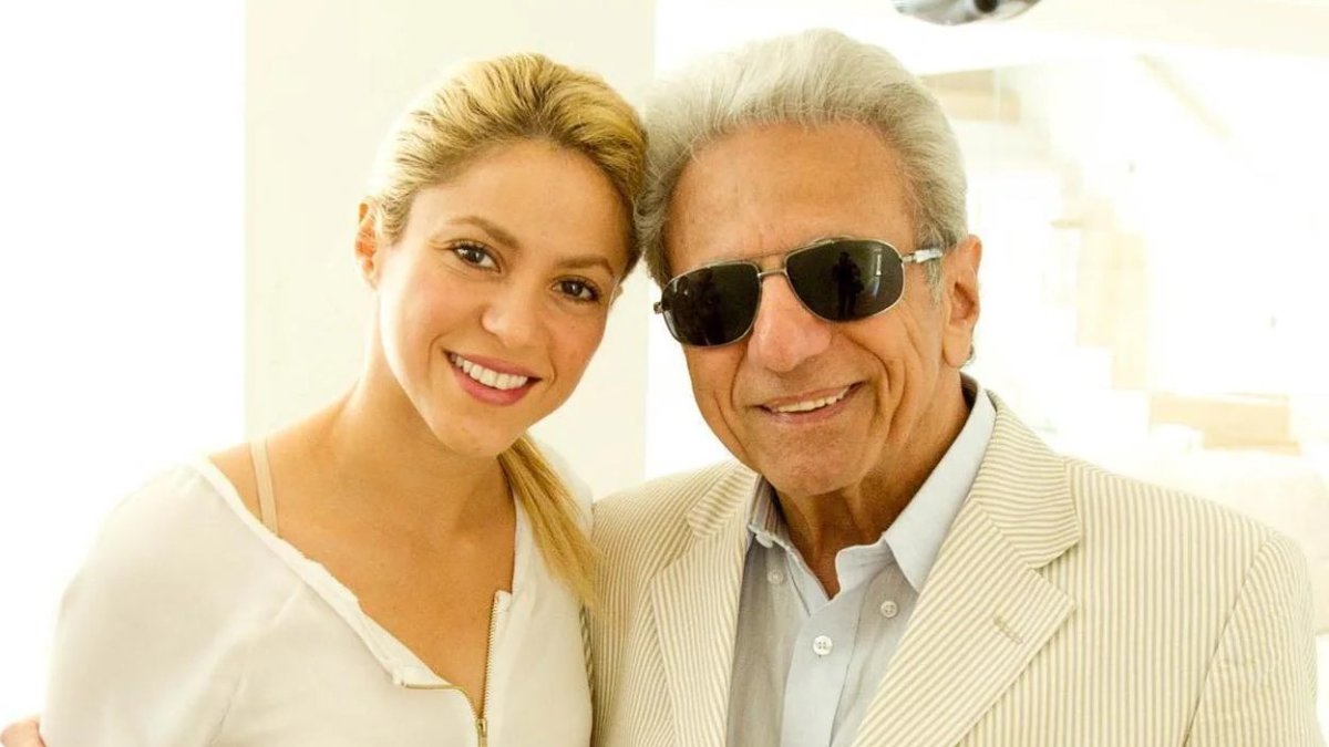 Shakira y su padre, William Mebarak.