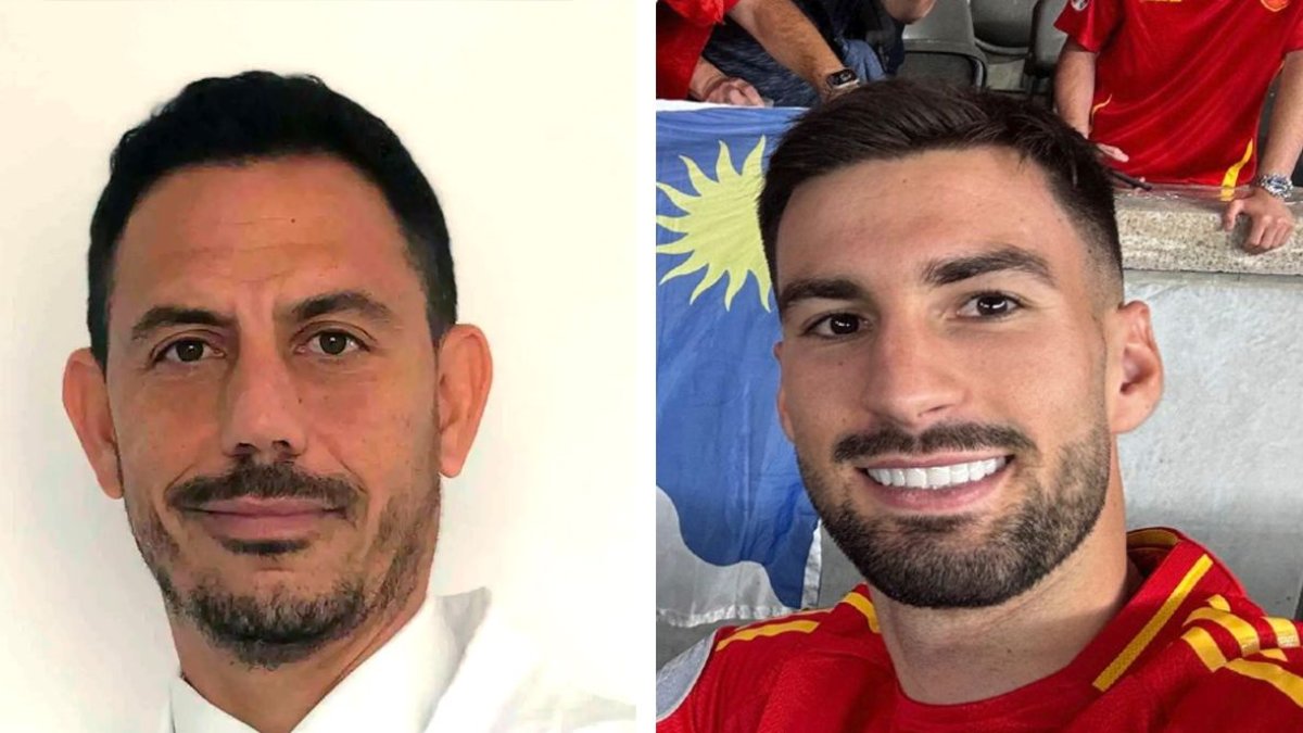 Los homenajeados Claudio Vázquez y Álex Baena