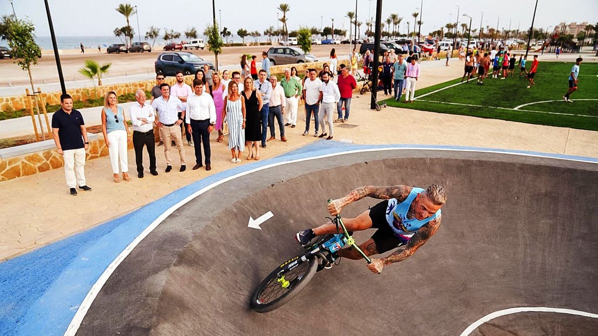 Inauguración del parque de Las Salinas en Roquetas de Mar.