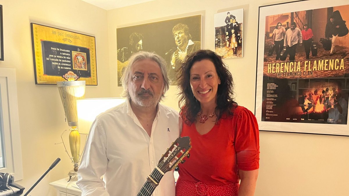 Juan José Carmona junto a María del Mar Vázquez