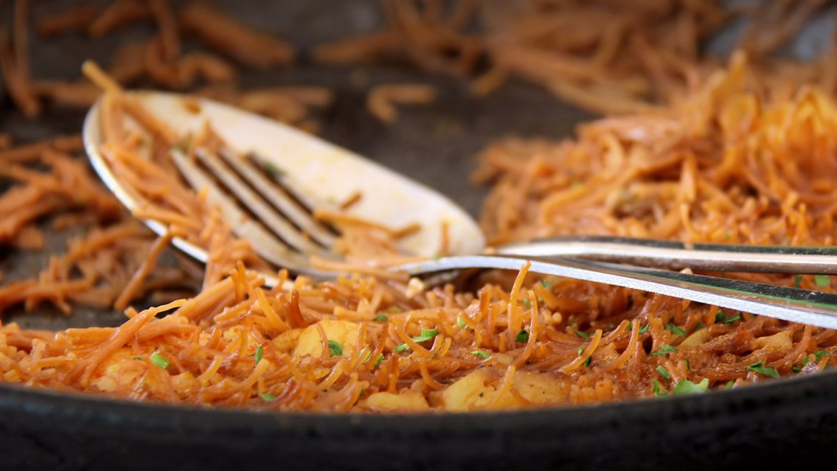 Fideuá para almorzar este sábado.