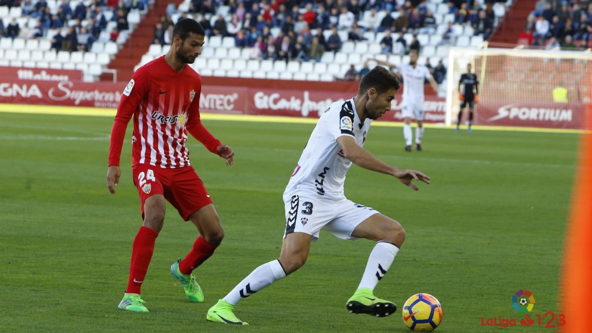 Joaquín en la temporada 2016-17 que fue la última con el Almería.