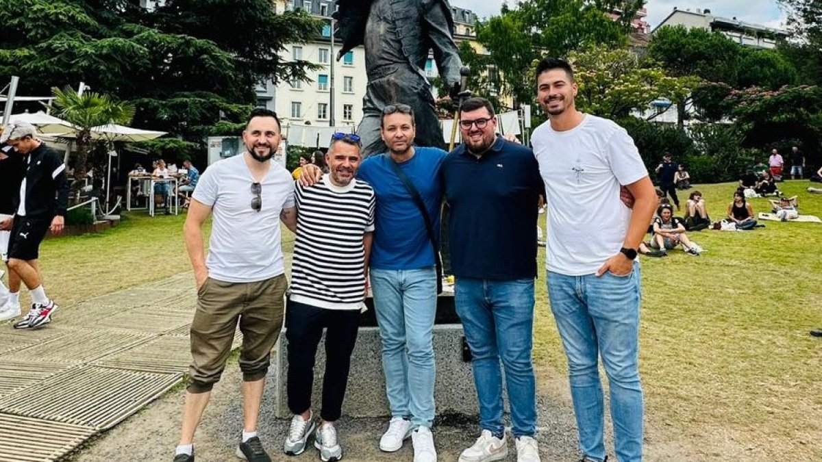Los chefs Rafa Rodriguez, Angel Hernández, Tolo Castillo, Juanmi Molina y Rafa Rodriguez .