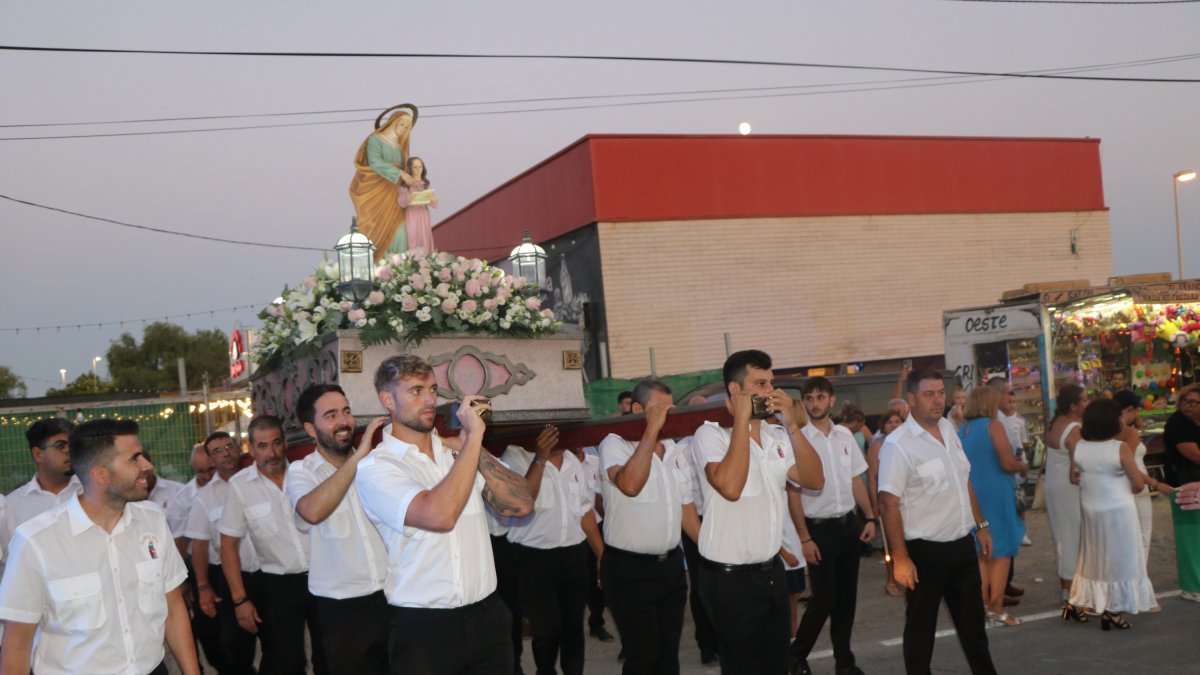 Procesión durante las fiestas de Tarambana en 2023.