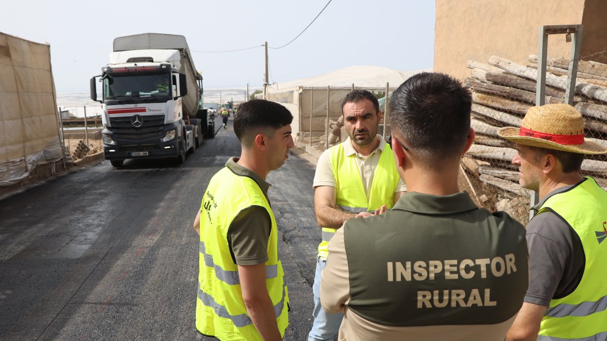 Obras en Las Palmerillas, El Ejido.
