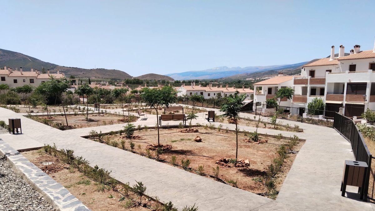 Imagen del actual Jardín de los Repobladores en Fondón. | Ayuntamiento de Fondón