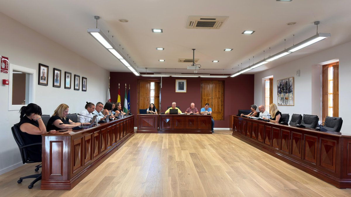 El pleno de Huércal de Almería.