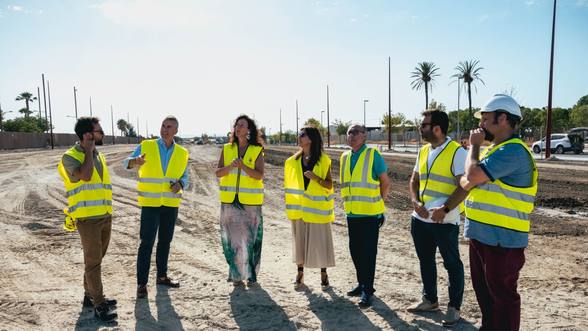 Visita a los trabajos que están en marcha