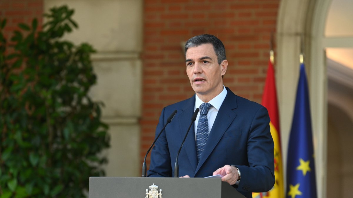 Imagen de archivo del presidente del Gobierno, Pedro Sánchez.