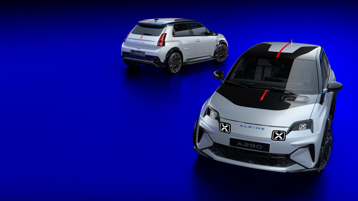 A290, el nuevo pequeño deportivo 100% eléctrico de Alpine, está disponible en dos niveles de potencia, 180 CV y 220 CV
