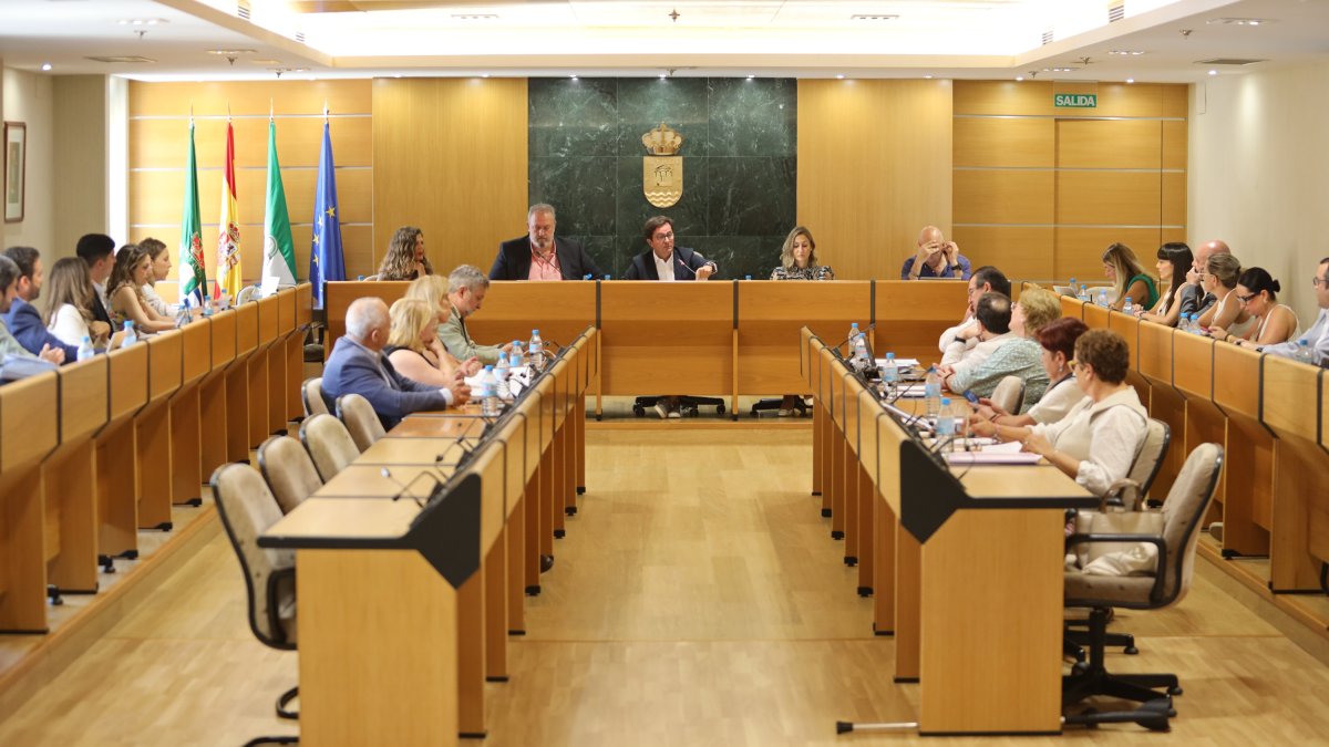 Desarrollo de la sesión plenaria del mes de julio en El Ejido.