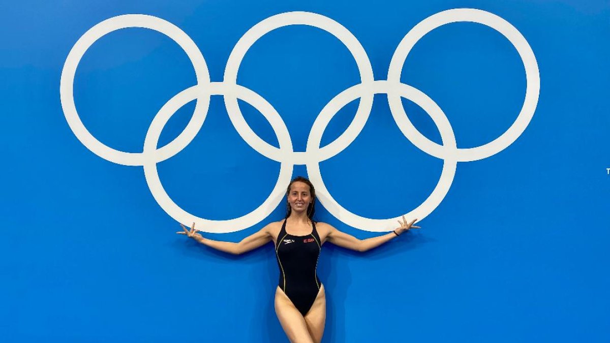 La nadadora olímpica Paula Ramírez.