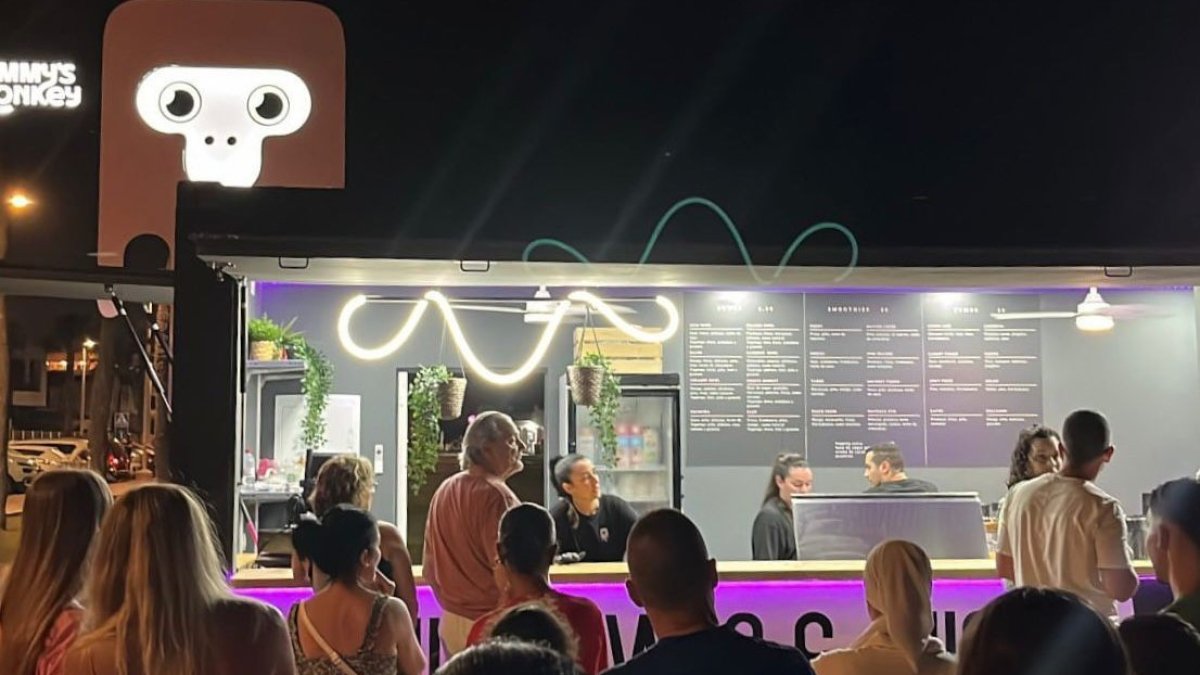 Las colas durante los primeros días del nuevo local Jimmysmonkey.
