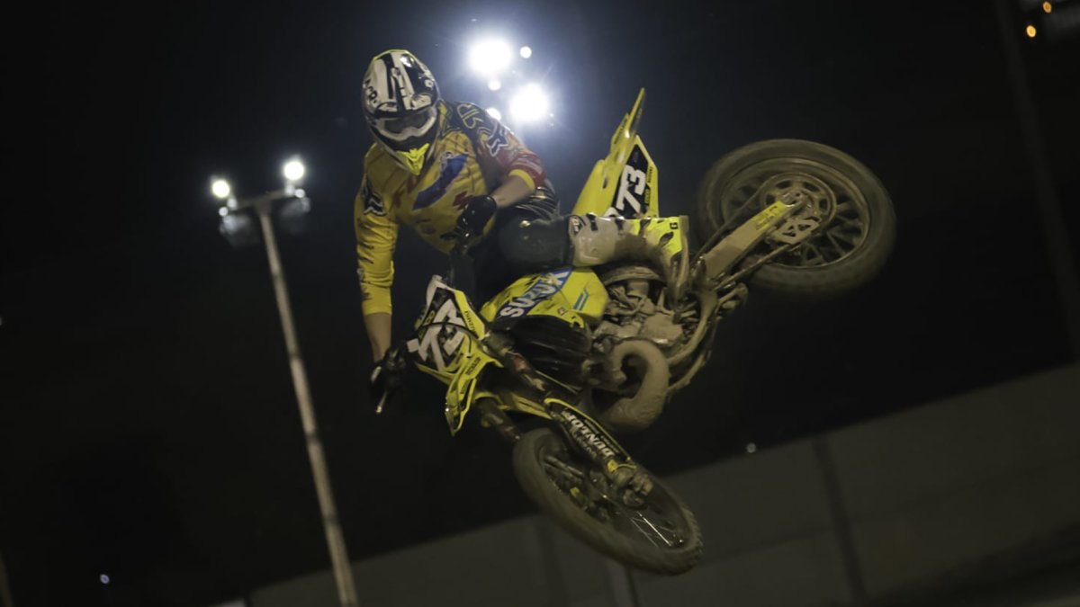 Piloto de motocross en el circuito ‘El Rincón de la Bonil’.