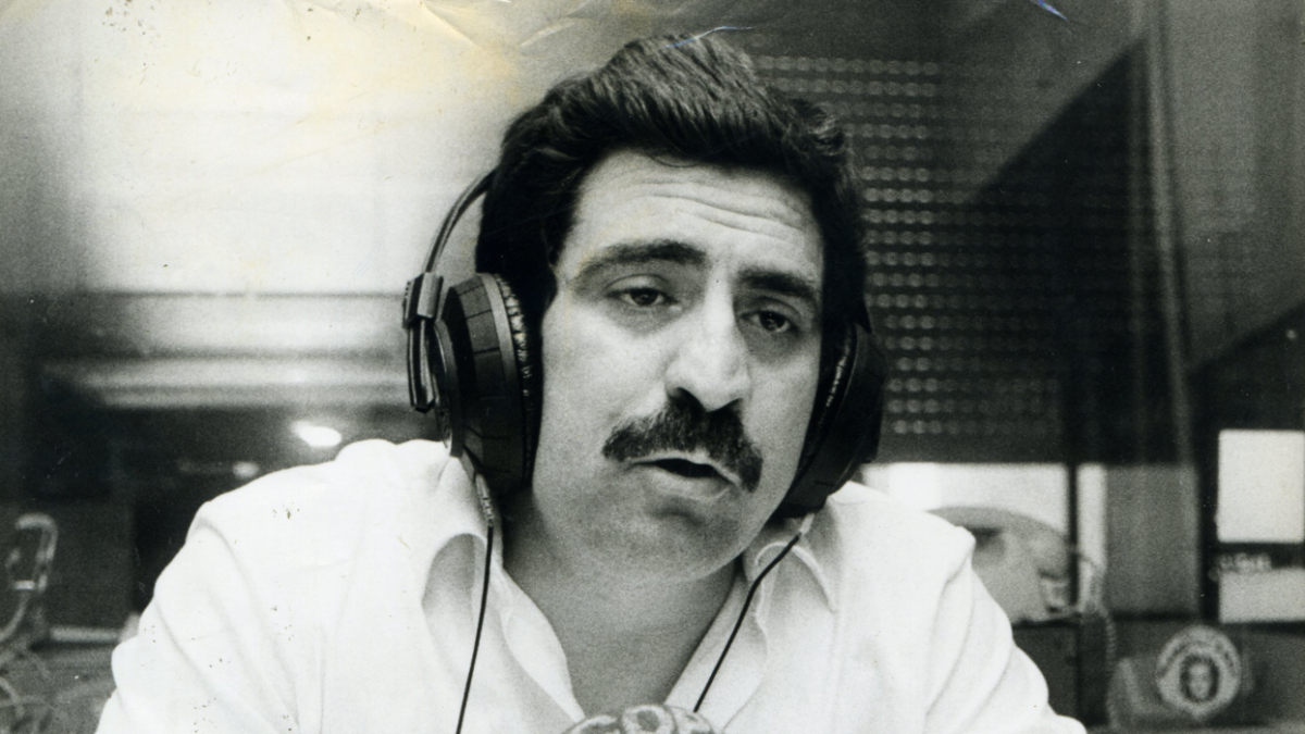 Juan Domínguez en sus tiempos de esplendor en la COPE.