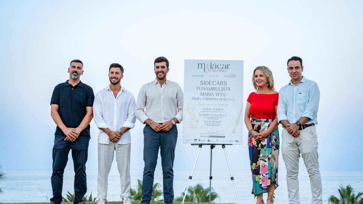 Presentación del festival 'Mojácar 5 estrellas'.
