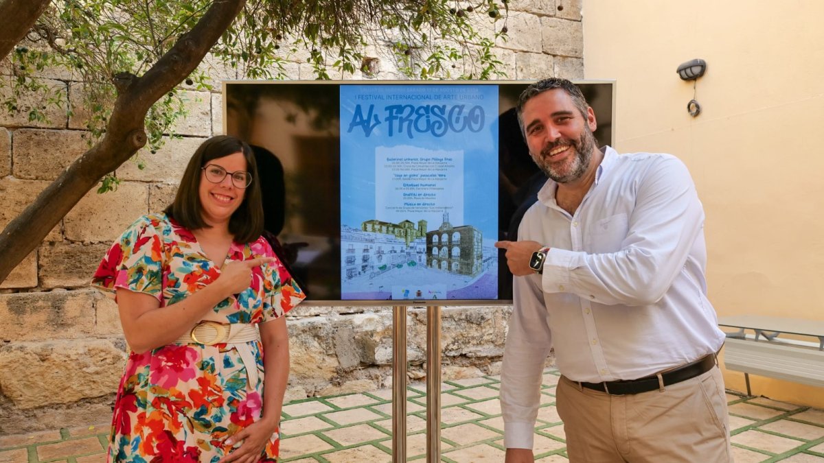 Diputación presenta el I Festival Internacional de Arte Urbano ‘Al Fresco’ de Laujar de Andarax.